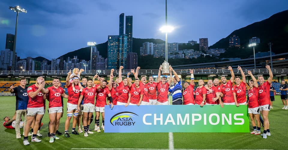 Hong Kong China Men Clinch 4th Straight Asia Rugby Men's Championship