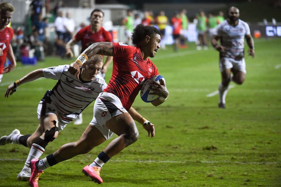 Nate deThierry against USA at RWC2023 repechage