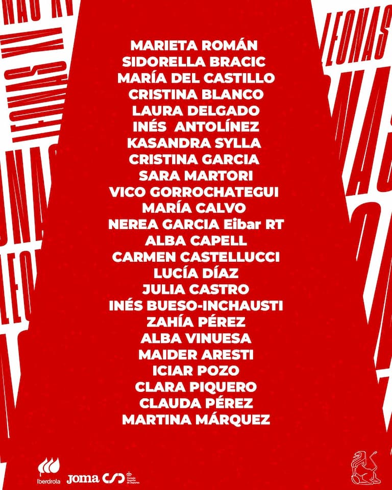 Spain (Las Leonas) XV Squad vs Japan 2023