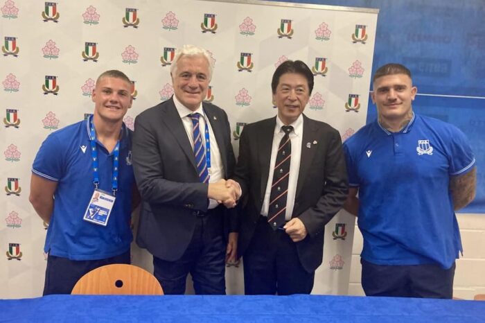 JRFU And Italian Rugby Federation Sign MOU To Develop A Range Of Rugby Opportunities