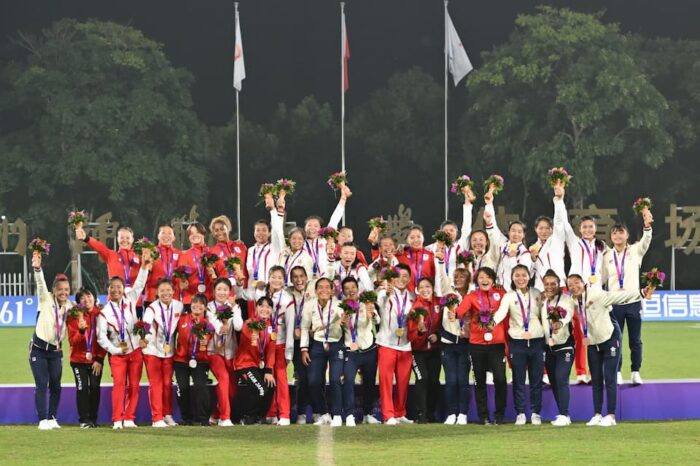 Hangzhou Asian Games 2022 - Rugby 7s Women medal winners