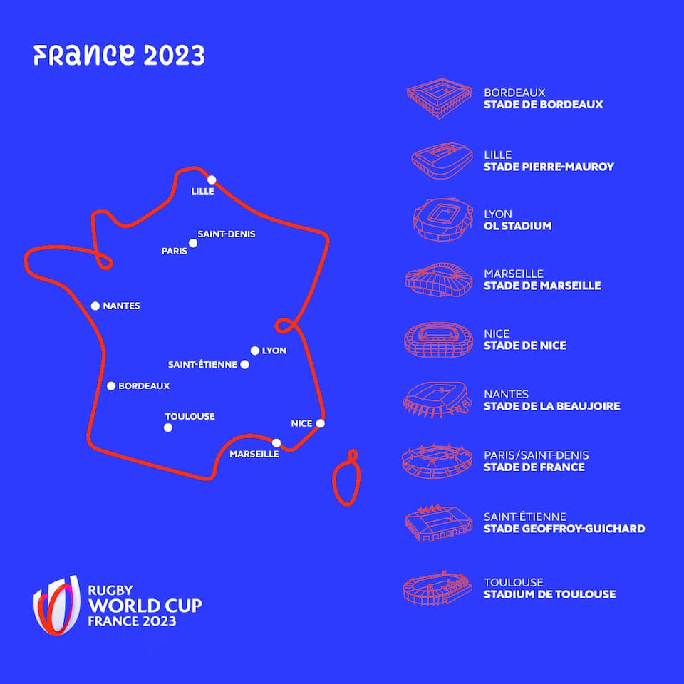 France Rugby World Cup 2023 Stadium Venues