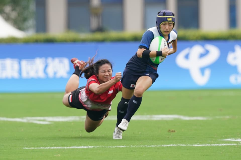 Japan women get silver at Hangzhou Asian Games Rugby Sevens