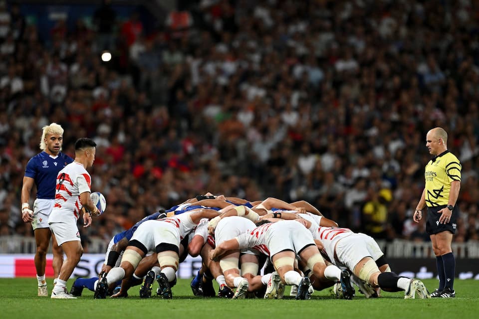 TOULOUSE, FRANCE - SEPTEMBER 28: Japan vs Samoa Rugby World Cup France 2023 match