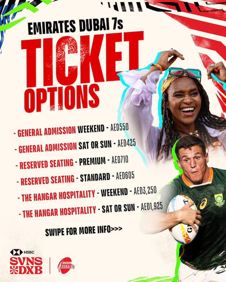 Emirates Dubai 7s 2023 Tickets On Sale