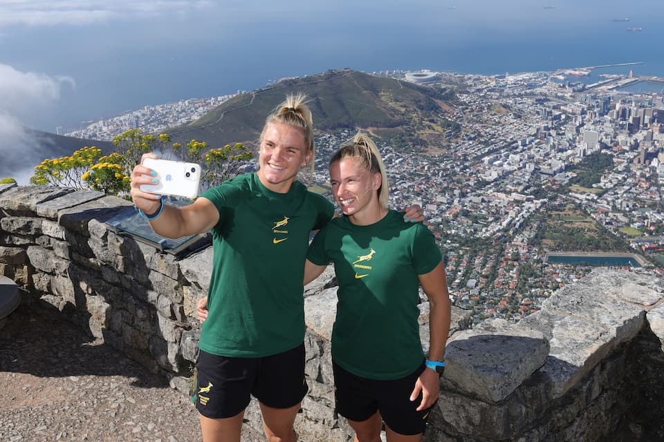 South Africa’s Liske Lategan and Nadine Roos