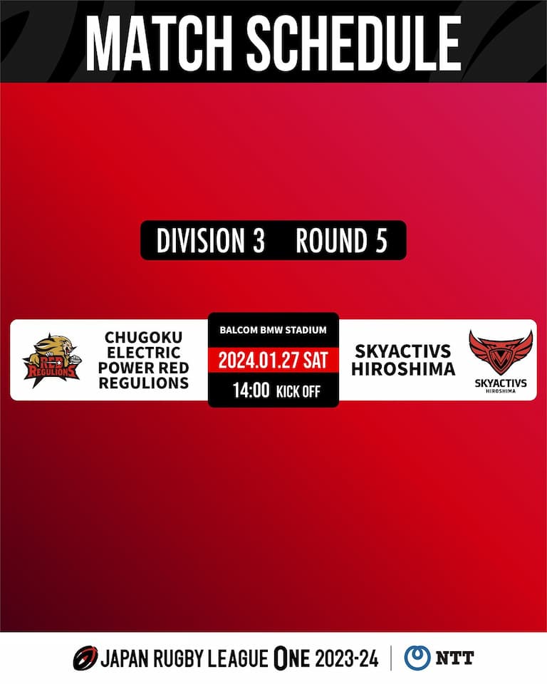 Division Three JRLO 2023-2024 – Round 5 Fixtures