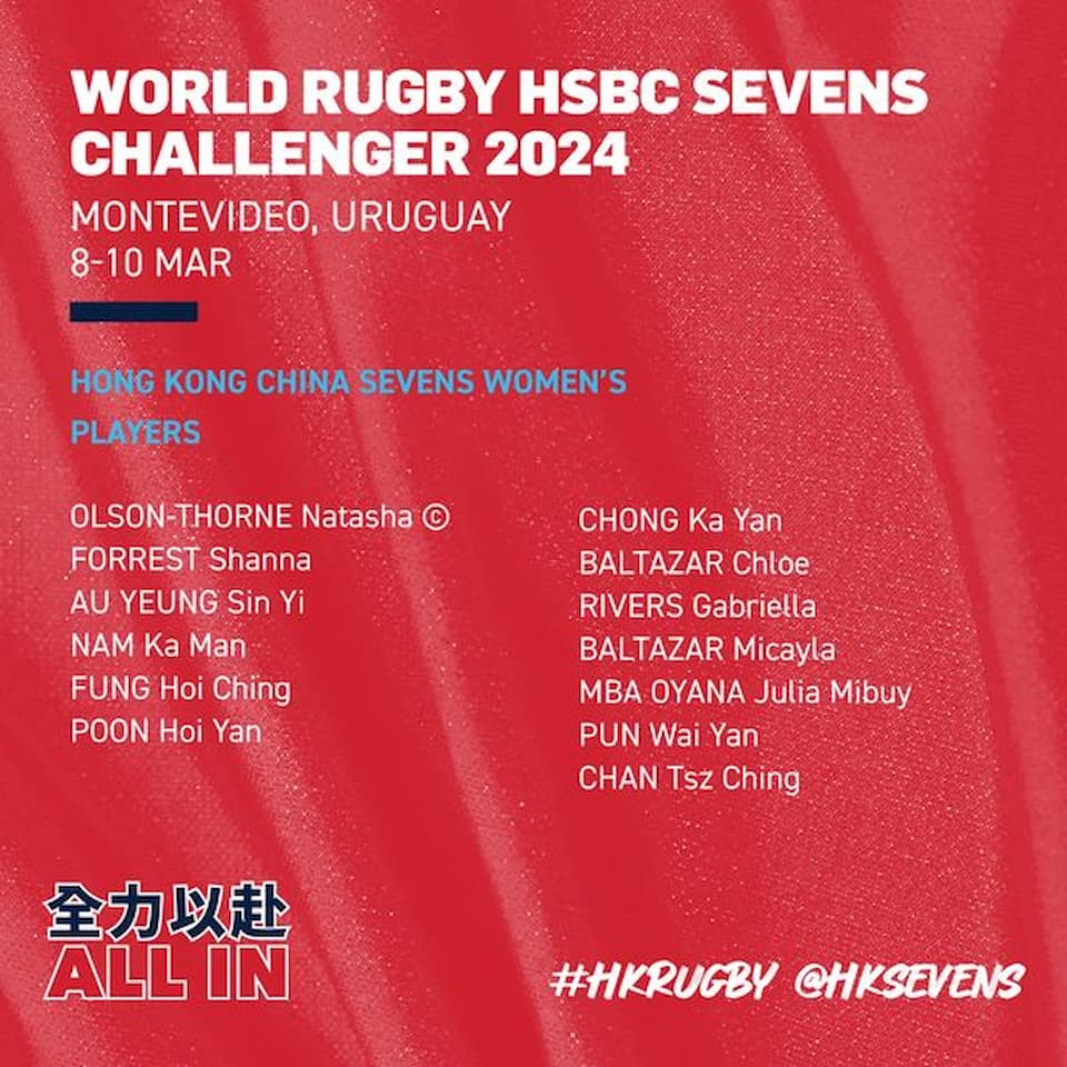 Hong Kong China Rugby 7s Women -