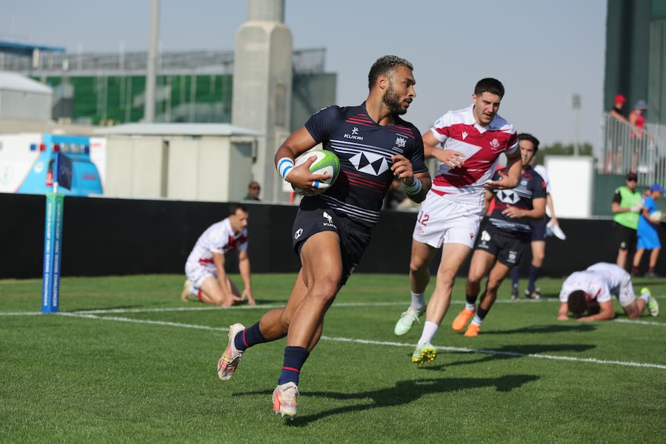 HKCR men Max Denmark - World Rugby HSBC Sevens Challenger 2024