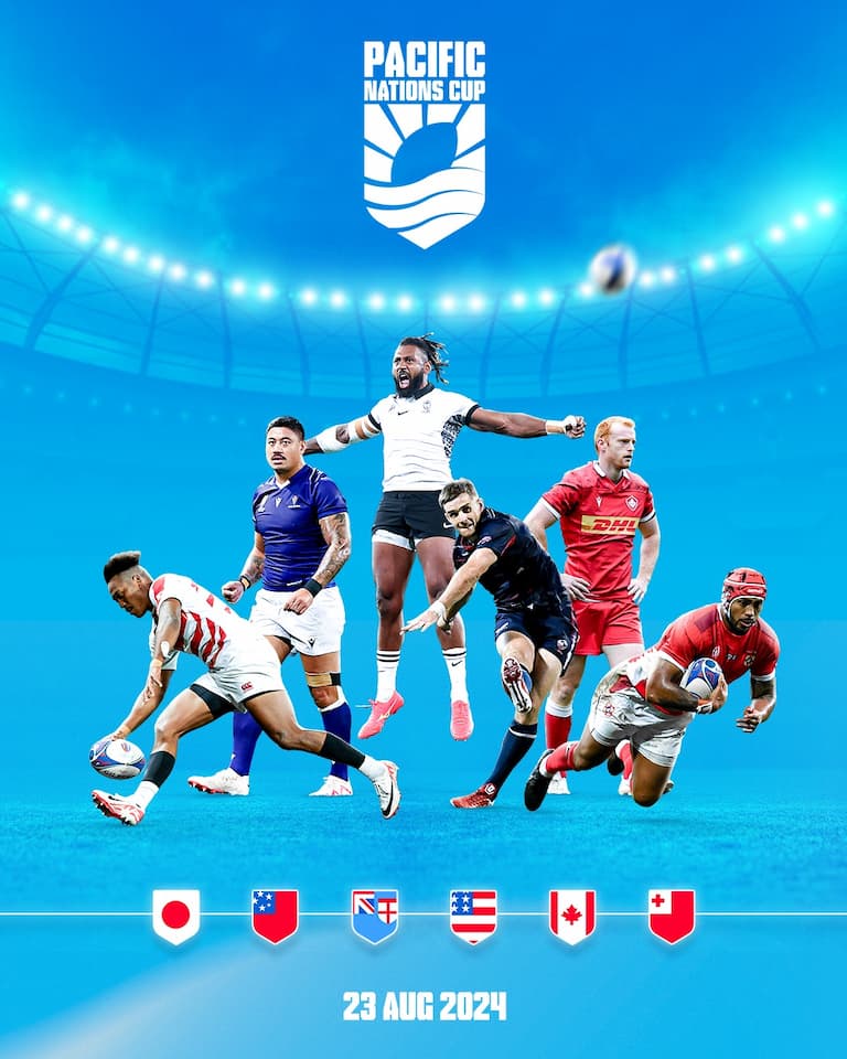 Pacific Nations Cup 2024 Teams