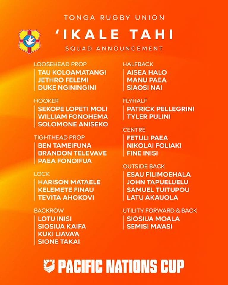 Tonga Men's XV - Acting CEO Aisea Aholelei