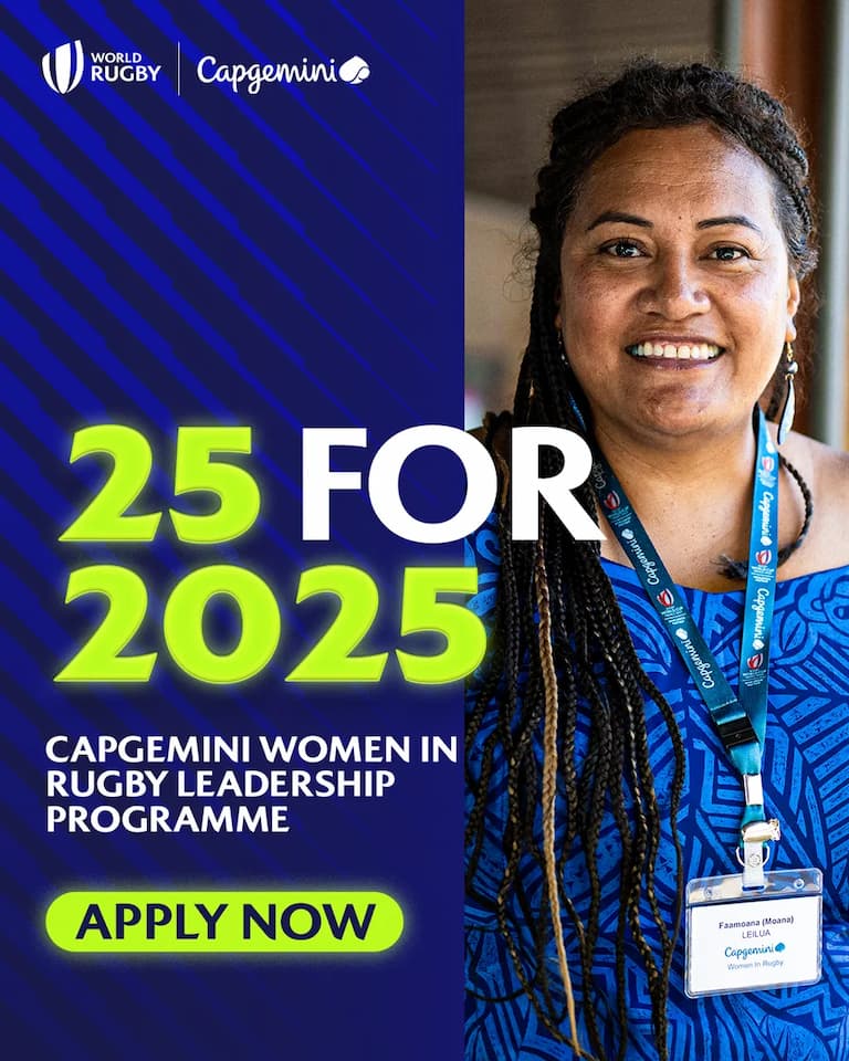2024/25 Capgemini Women in Rugby Leadership Programme