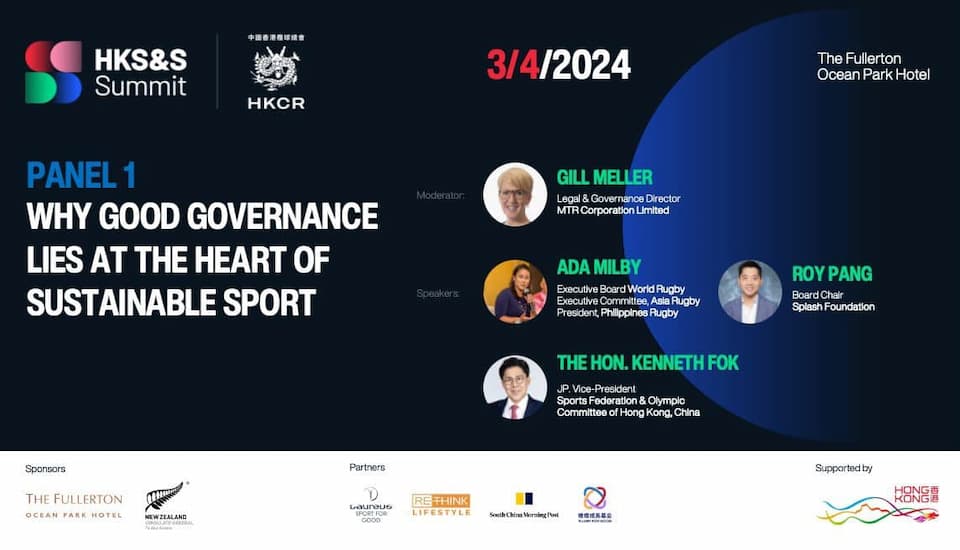 Panel 1 - Why Good Governance Lies at the Heart of Sustainable Sport