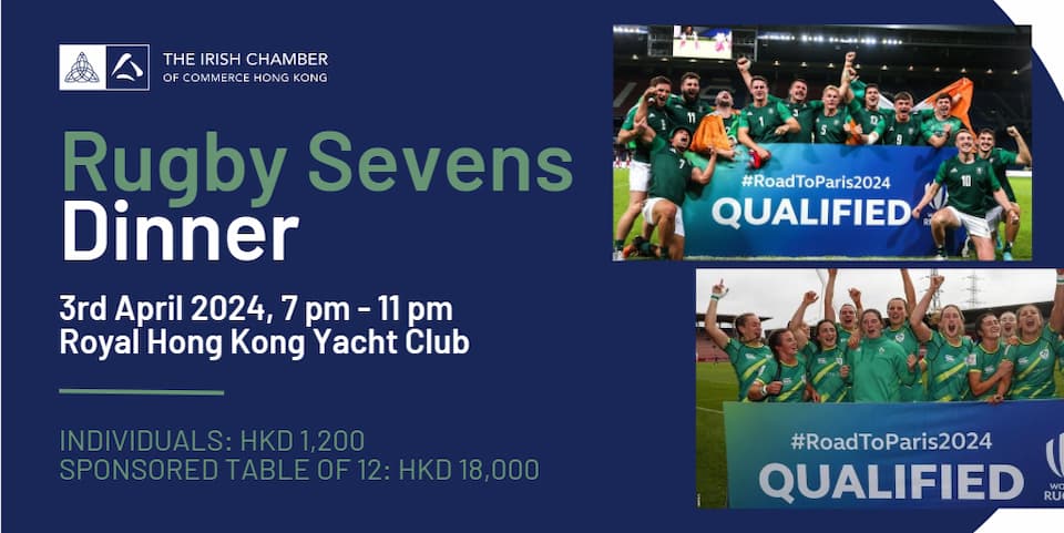 Irish Chamber Dinner 2024 – Hong Kong Sevens Week