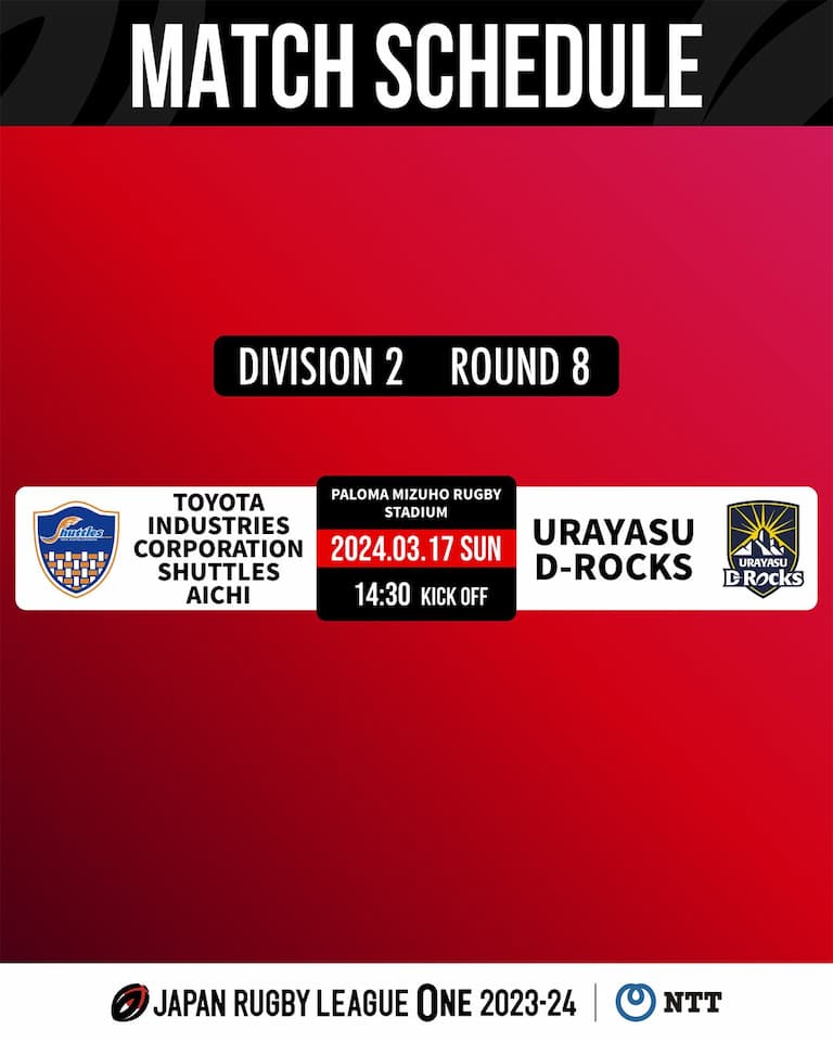 Division 2 JRLO 2023-2024 – Round 8 Fixtures