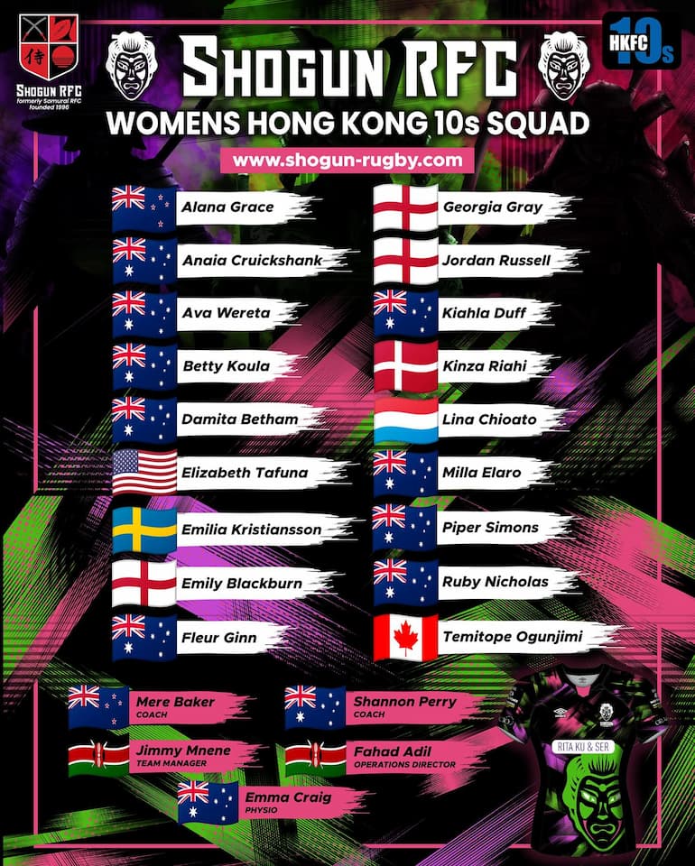 Shogun Rugby Women - HKFC 10s 2024
