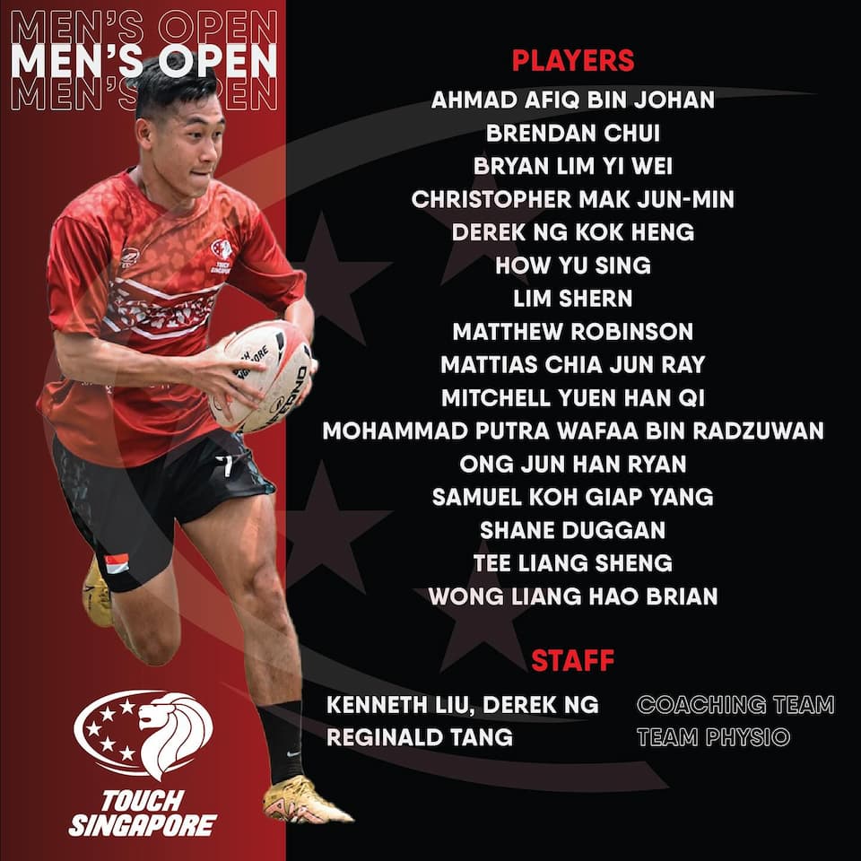 Touch Singapore (TSG) TWC 2024 Squads