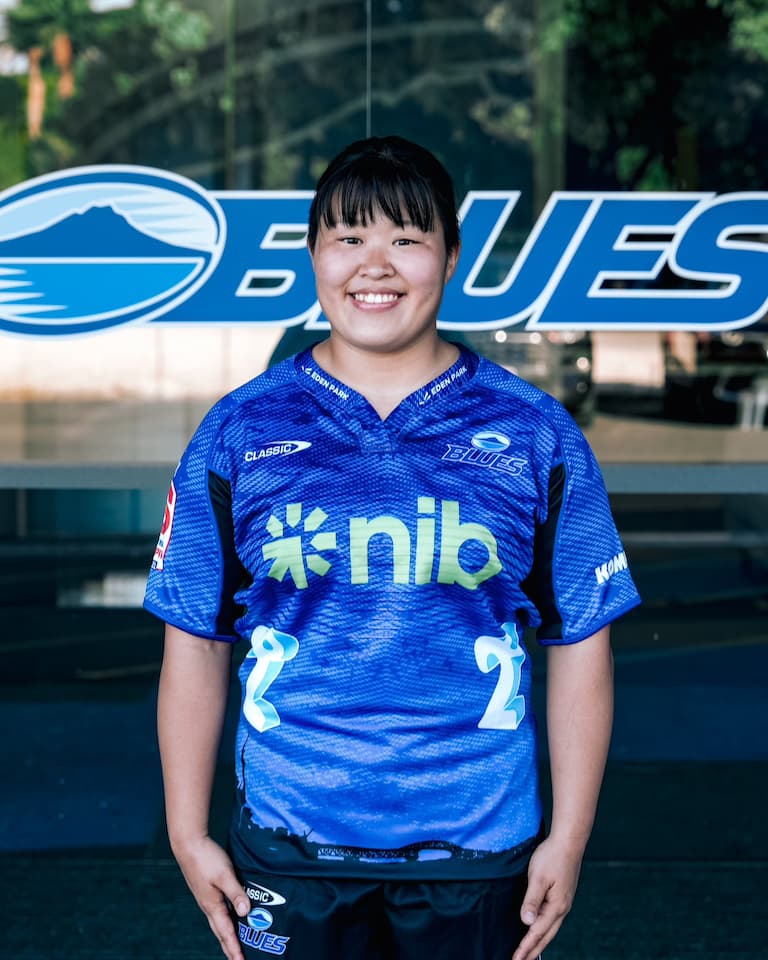 Japanese player Nijiho Nagata Blues - Super Rugby Aupiki Final 2024