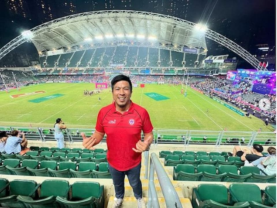 Sidney Kumar - Singapore Rugby Union GM at the Cathay HSBC Hong Kong 7s 2024