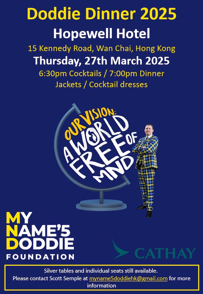 Doddie Weir Fundraising Dinner - Hong Kong Sevens 2025
