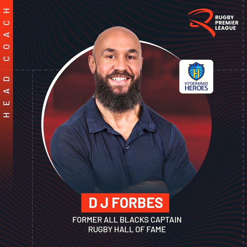 Rugby Premier League 2025 Coahes - DJ Forbes