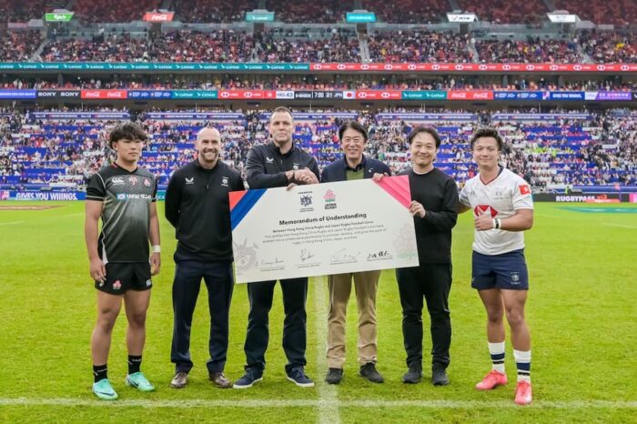 Hong Kong China Rugby and Japan Rugby Football Union Signed an MoU