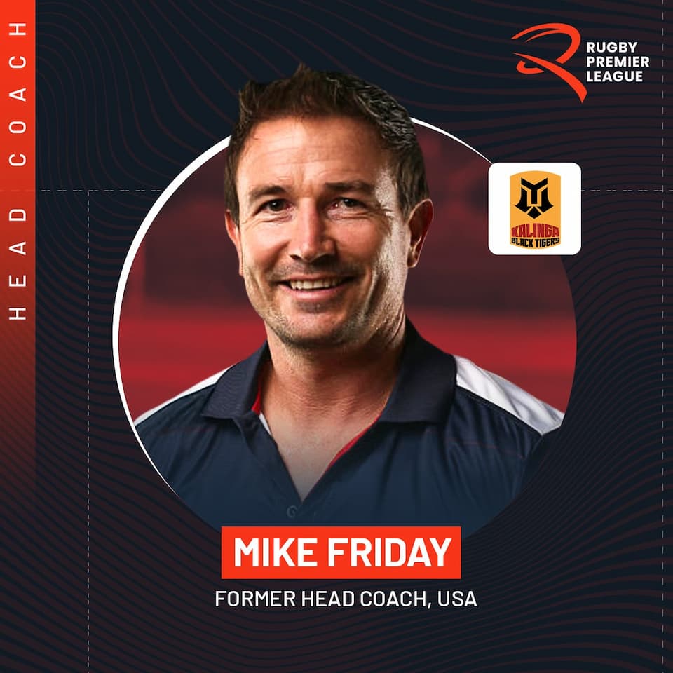 Rugby Premier League 2025 Coahes - Mike Friday
