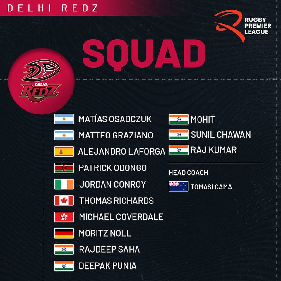 Delhi Redz RPL 2025 Squad