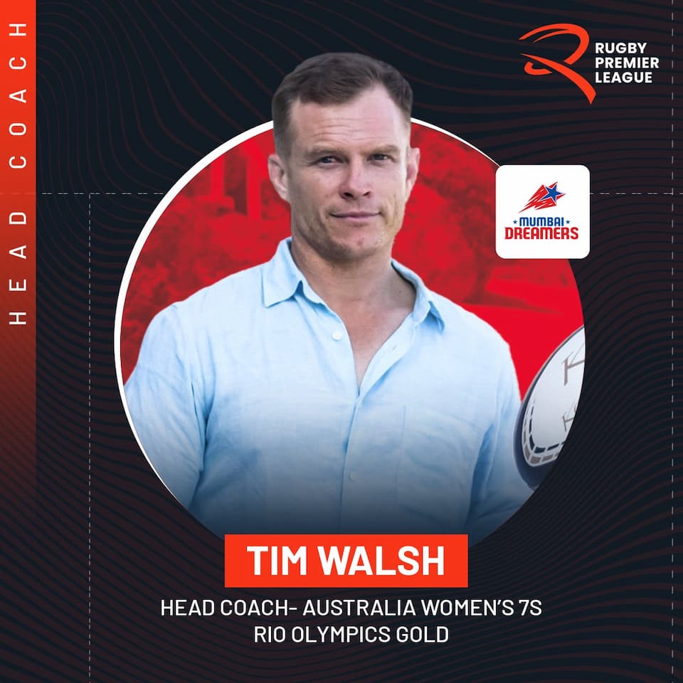 Rugby Premier League 2025 Coahes - Tim Walsh