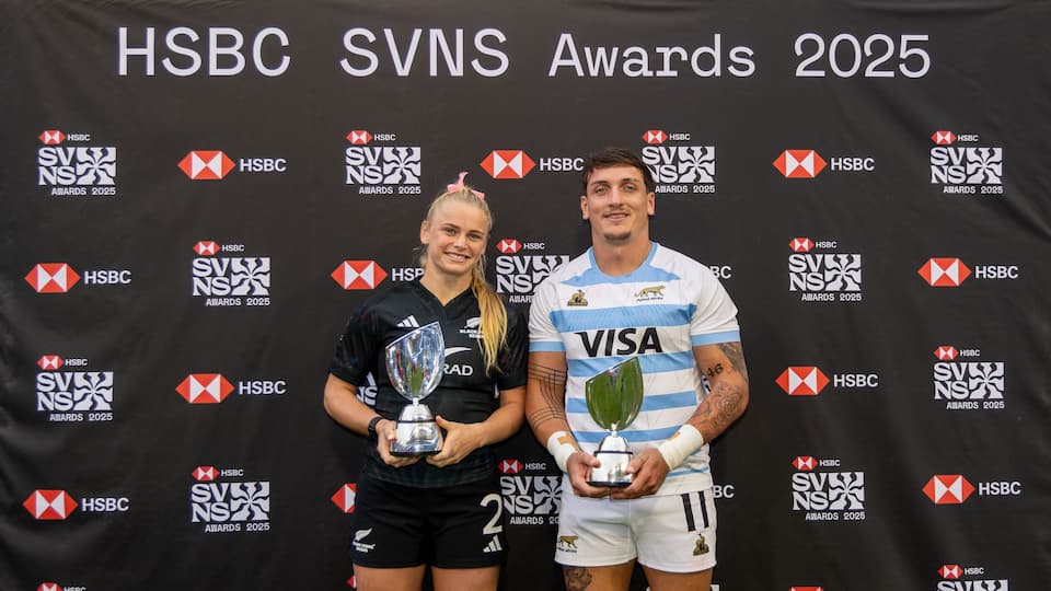 Luciano González of Argentina and Jorja Miller of New Zealand