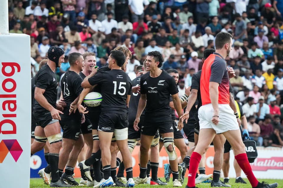 NZ U85kg Far Too Strong For Sri Lanka Tuskers In Historic Match in Kandy