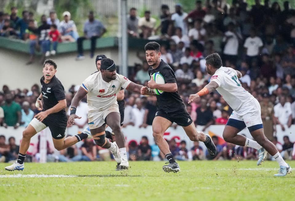 NZ U85kg Far Too Strong For Sri Lanka Tuskers In Historic Match in Kandy